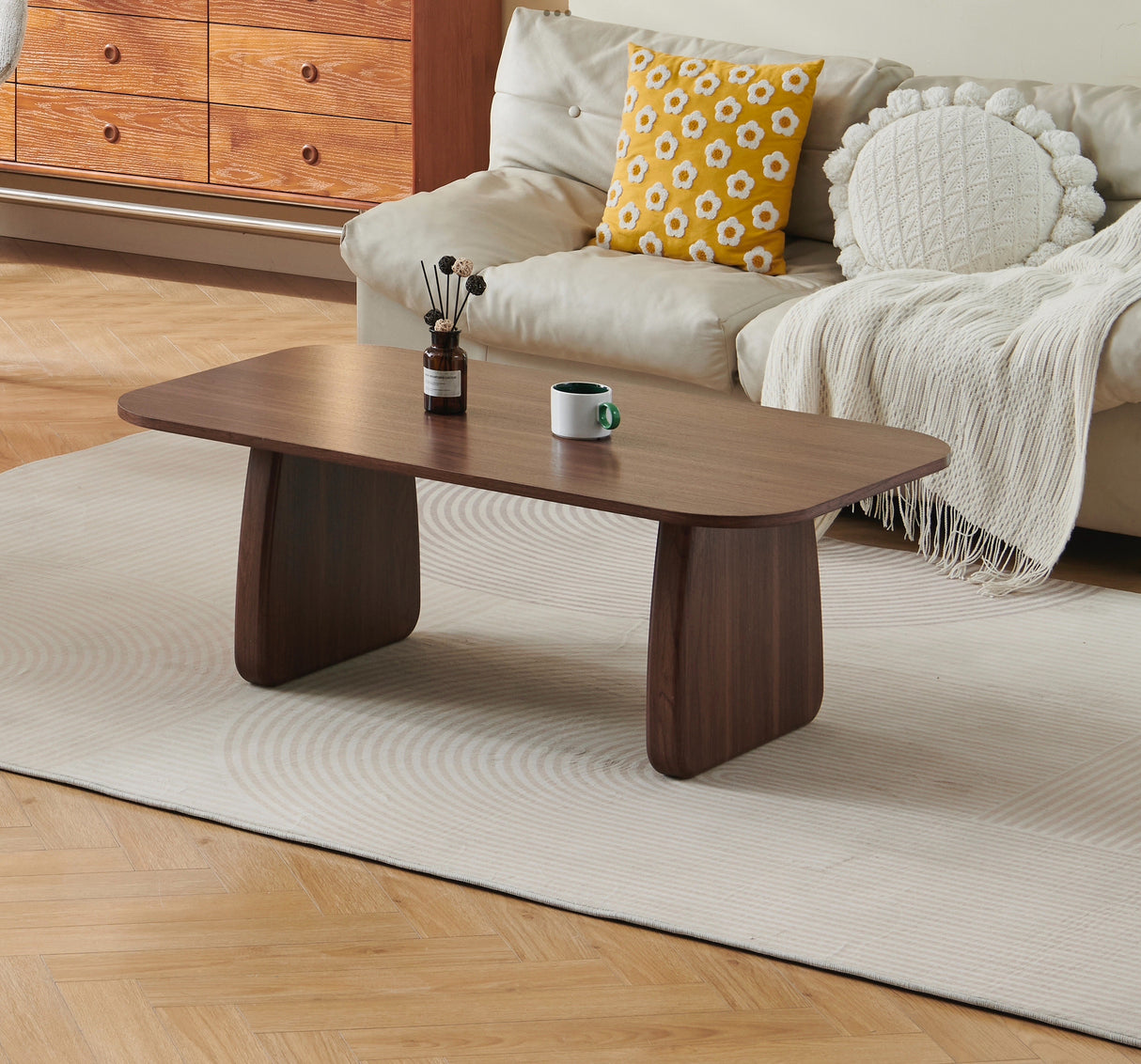 Table basse Helen noyer