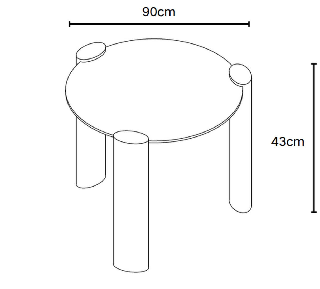 Table basse Triquetra