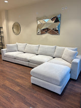 Canapé Julia Modulable chenille 4+1 pouf