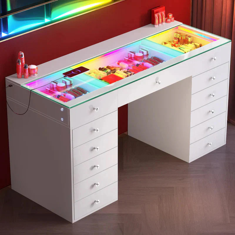 Coiffeuse Eva 13 tiroirs
