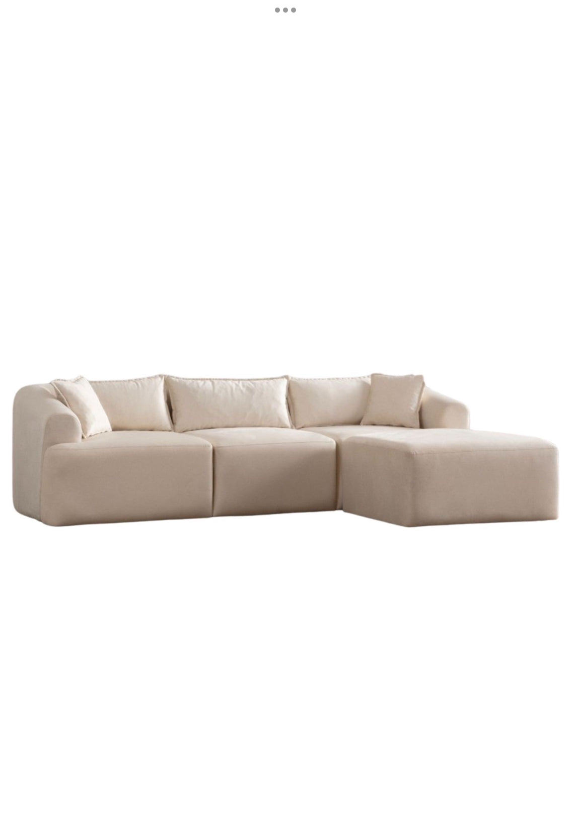 Canapé Mila tissu velours