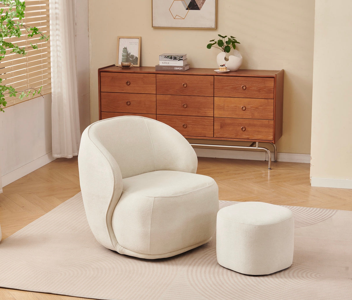 Fauteuil pivotant Elsa