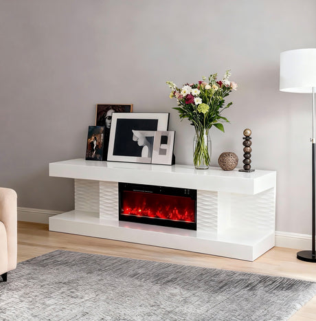 Meuble TV Cheminée KATTY